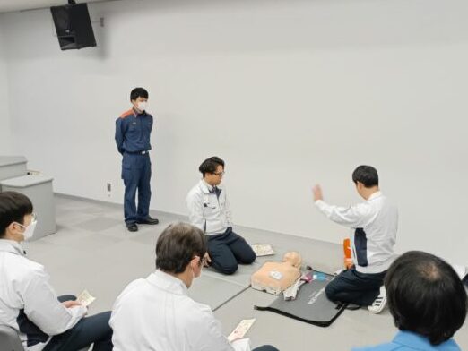 長岡会場にて救命講習会がありました